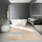 TT Home Badezimmer Teppich Hochflor Badematte Modern Weich In Versch. Farben u. Größen, Größe:60x100 cm, Farbe:Beige