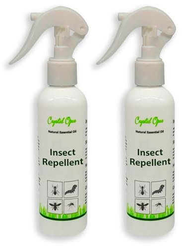 2 Pack Insect & Bug Repellent Spray. Home, Garden, Plants, Flowers & Crops. Tried & Trusted Humane Natural Blend of PMD, Peppermint, Rosemary, Thyme, Citronella, Sage & Lavender Oil.