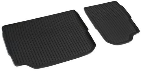 Skoda 57H061580A Fußmatten Premium Allwettermatten 2X Gummimatten schwarz, dritte Sitzreihe (7-Sitzer)