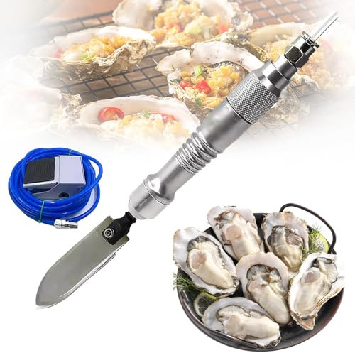 Strumento di bombardamento di molluschi Pneumatici, Coltello da ostrica in Acciaio Inossidabile Commerciale, frequenza 1000 Volte/min, Ictus 16 mm, Catena di Montaggio Commerciale coltellina