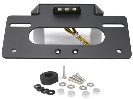 Kennzeichenhalter Passend für Husqvarna 701 Svartpilen 2019–2022. Hintere Kennzeichenhalterung mit leichtem Heck-Fender-Eliminator. Nummernschild Rahmen(Without Reflector)