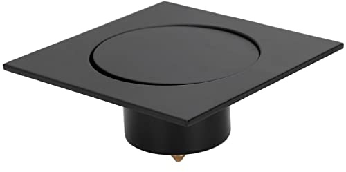 YCVAWEOD Duschabfluss Haarfänger Dusche Abfluss Abdeckung Pop -Up -Typ Großer Verdrängungsboden Abfluss Set für Badezimmer Toilettenbalkon Kitchg (Farbe: Nero) (Nero) LWX