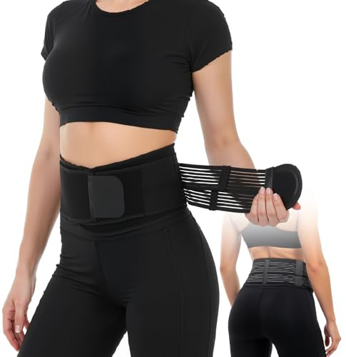 CIATBYYJ Ceinture orthopédique pour sciatique, réglable, bandage sciatique, ceinture sacro-iliaque, pour homme et femme, fatigue musculaire, douleur pour disques, bassin, bas du dos