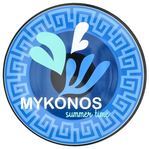 Tognana Sottopiatto Mikonos Serving Summer Time 33 Cm Decorativo Polipropilene Blu