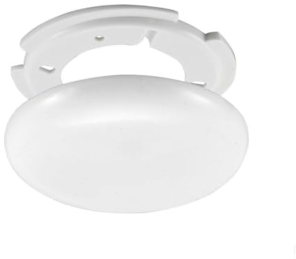 Lampen Anschlussdose Weiß Ø 100 mm superflache Abdeckung Bajonettverschluß | Höhe ca. 1,5 cm, Durchmesser 10cm oder 13cm zur Auswahl, Deckenrosette Deckenauslass Kabelanschluss