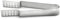 Weis 14512 Pince à sachet de thé/toast Acier Inoxydable Argent 13 x 5 x 2 cm