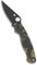 Spyderco Unisex-Adult C81GPCMOBK2 para Military 2 Klappmesser, schwarz Klinge, Tarnung G-10 Griff, Camouflage, 8.28