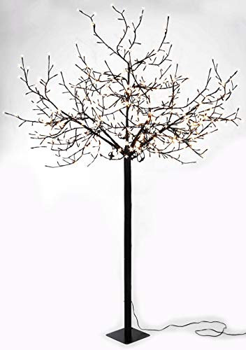 Spetebo LED Kirschblütenbaum mit 600 LEDs - 250cm - für Innen und Außen - warmweiß