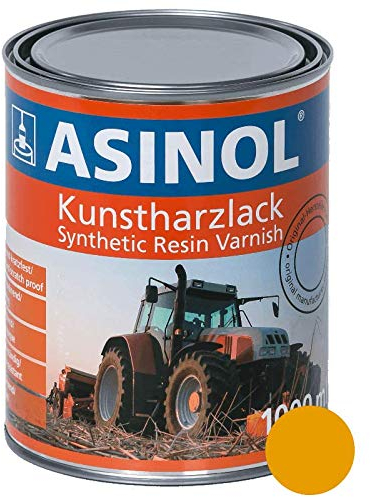 ASINOL Caterpillar chromgelb 1.000 ml Kunstharzlack Farbe Lack 1l Liter Dose