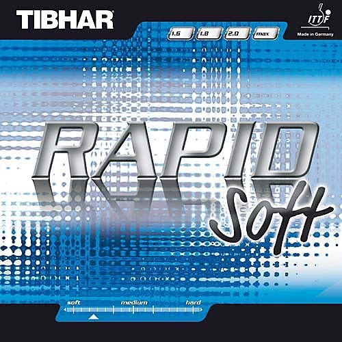 Tibhar Belag Rapid Soft Farbe 2,0 mm, rot, Größe 2,0 mm, rot