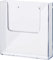 helit H2350102 - Wandprospekthalter, „the help wall“, 1 x DIN A5 hoch, transparent