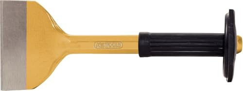 KS Tools 162.0182 Fugenmeißel mit Handschutzgriff, flach oval, 60mm