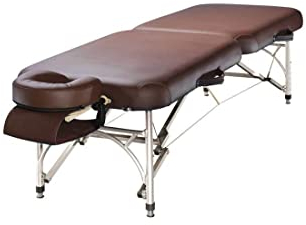 SENS Original Massageliege klappbar – Struktur Aluminium, Braun, 645_141