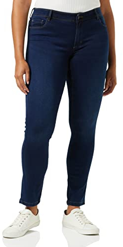Only Damen Onlultimate King Reg Jeans, Dark Blue Denim, L
