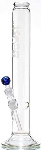 Boost Wasserpfeife - 48 cm hoch, Ø 6,5 cm - Glas, Dekoration für Hochzeit, Geburtstag, Karneval