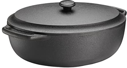 SKEPPSHULT Couvercle Fonte Noir 6 L