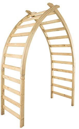 Forest Garden Whitby Arch 1.4m x 0.76m Pressure Treated Wood Trellis Panels