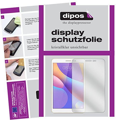 dipos I 2X Protector de Pantalla Compatible con Huawei MediaPad T3 10 pelicula Protectora Claro