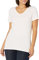 Amazon Essentials Maglietta con Scollo a v a Maniche Corte vestibilità Regolare Donna, Pacco da 2, Rosa Chiaro/Grigio Chiaro Puntinato, XL
