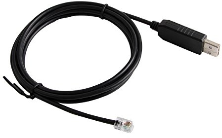 Usangreen Cavo di controllo telescopico USB RS232 RJ9 per Ioptron Equatoriale Upgrade Console Cable Coding Line Ieq30pro (lunghezza: 1,8 m)