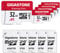 [GIGASTONE] Micro SD Card 32GB 5-Pack, Gaming Plus, MicroSDHC Memory Card for Nintendo-Switch, Wyze Cam, Roku, Full HD Video Recording, UHS-I U1 A1 Class 10, up to 90MB/s, with MicroSD to SD Adapter