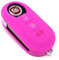 Schlüssel Hülle FIB für 3 Tasten Auto Schlüssel Silikon Cover Schlüsselhülle Etui Schutzhülle (Neon Pink)