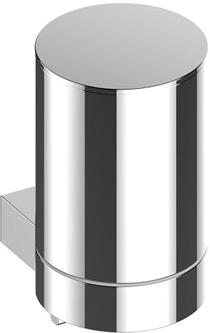 KEUCO PLAN Seifenspender für Flüssigseife, Metall-Schieberbecher, 280ml, 14951170000, Farbe: Aluminium Finish
