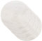 Venilia Tischset Creme Rund, Platzset, Tischwäsche, Platzdeckchen für Esszimmer, weiß, gewebt, 4er Set, lebensmittelecht, 38 cm, 4 Stück, 59122