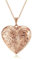 MUERDOU Heart Flower Locket Necklace That Holds Pictures Love Heart Shaped Photo Memory Locket Pendant Necklaces