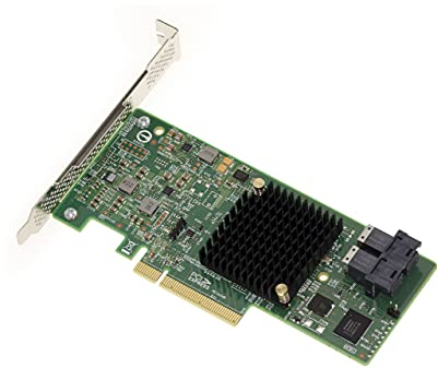 KALEA-INFORMATIQUE PCIe 3.0 SAS 12GB Controller-Karte mit 8 internen Ports und RAID 0 1 1E 10. Modell OEM 9311-8i. High und Low Profile, SAS3008 Chipsatz.