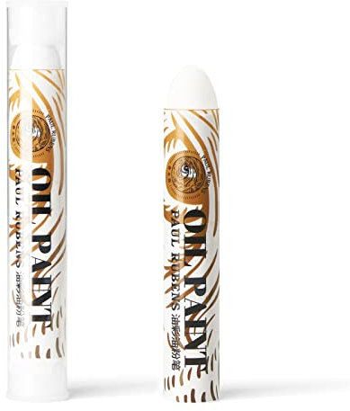 Paul Rubens Weißes Ölpastellkreide, 1 Packung Großer Weiche Pastellfarben Ungiftig für Künstler, Studenten und Kinder, Ideal zum Skizzieren, Dekorieren, Malen