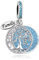 ZakiaHo Ciondoli scintillanti a forma di albero della vita, compatibili con braccialetti Pandora e collane da donna, Rame, Nessuna pietra preziosa