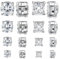 JewelryWe Magnet Ohrringe Non-Piercing Ohrstecker: 8 Paar Herren Damen Edelstahl Zirkonia Magnetische Ohrstecker Magnetohrringe Fake Plug Tunnel Ohrclips Clip on Ohrringe Ohne Ohrloch 5-8mm