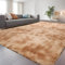 QUINZI Tapis à Poils Longs Modernes Moelleux Doux pour Chambre à Coucher, Salon, Chambre d'enfant, Tapis à Poils Longs antidérapants en Fourrure synthétique（Kaki，120x180cm）