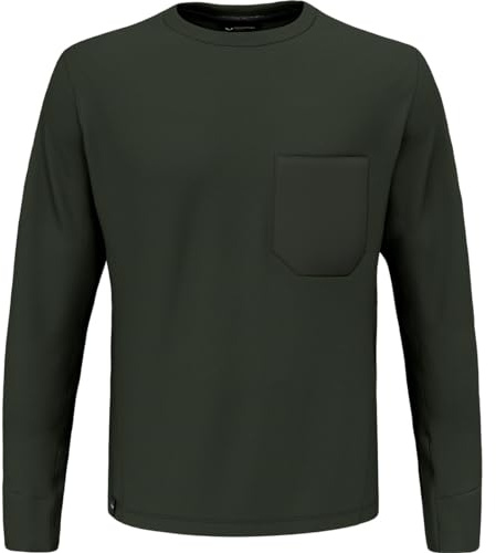Salewa Herren Fanes Dry Pullover, Dark Olive, 46