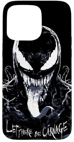 iPhone 15 Pro Max Marvel Venom: Let There Be Carnage Eddie Brock Black Case