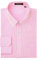Enlision Chemise Rose Homme Rayure Manches Longues Chemises Bureau Boutonnée Chemises Habillées Homme avec Poche
