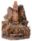 Brunnen mit fliessendem Wasser, antikisierend, Krippenzubehör, neapolitanischer Stil, für 12 cm Krippe, 20x20x25 cm