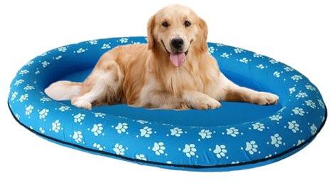 Pet Float Raft - Pool Floats for Dogs Inflatable Raft | Float Swimming Pool Floating Low Bed Inflatable Beach Toys for Dogs and Cats