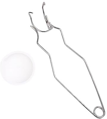 Ensemble de creusets professionnels à quartz - Pince à fouet - Outil de fabrication de bijoux - Fournitures de moulage en métal - Plat pour fondre