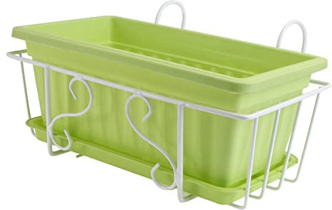 Sosoport Support De Pot De Fleurs Suspendu pour Plantes À roulettes Rectangulaires