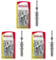 Fischer 4 Tasselli SB 9 con Barra Filettata, Universali per il Fissaggio di Lampade, Specchi, Mobili su Muro e Cemento, 504445 (Confezione da 3)