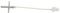 Stove Replacement Parts DG32-00004C Oven Temperature Sensor Compatible with Samsung Range/Stove/Oven Temperature Sensor