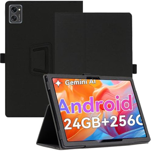 AKNICI 10 Zoll Tablet Hülle für ApoloSign EM101/DEERTiME E15/Azeyou Tab6/TABWEE T20/HiTabt P30T P30A/BESTTAB A20/WDYQJE A55/LUCA TE10D1M64-KV1H/PIIM PAD P8 PRO, PU Case Cover Schutzhülle mit Magnet