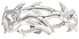 Uqezagpa Dornenringe Für Männer Frauen Retro Vine Branch Paar Zarter Fingerring Verstellbares Offenes Ringpaar Schmuckdekoration