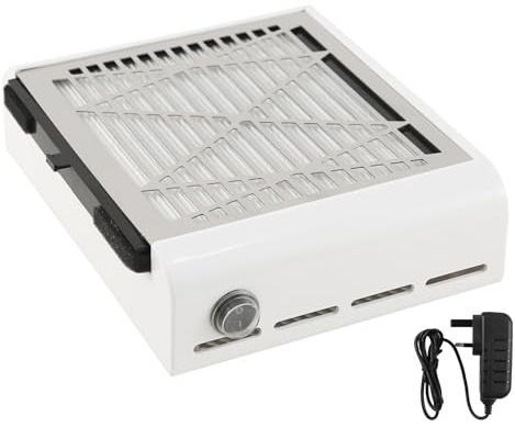 Nagelstaubsammler, 40 W Nagelabsauger, Ventilator, Staubsammler mit Staubfilter, leistungsstarker Staubsammler, Nagelstudio, 4500 U/min, leistungsstarker Motor für Acrylnägel & persönlichen Gebrauch