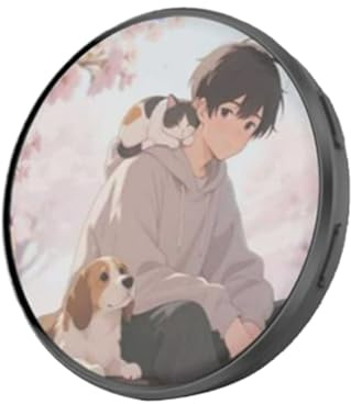 Digital Badge, Smart Rechargeable Wearable LED Badge for Photos and Videos, Anime Fans, Collectors, Teens, Adults, Daily Use, Travel, Holiday, Cosplay