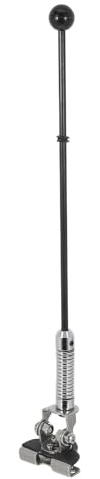 Toyvian Mât de Drapeau Automobile Noir en Fibre de Verre 38cm | Compatible Plusieurs Tailles de Mâts, Installation Facile, Finition Résistante aux Intempéries, pour Célébrations