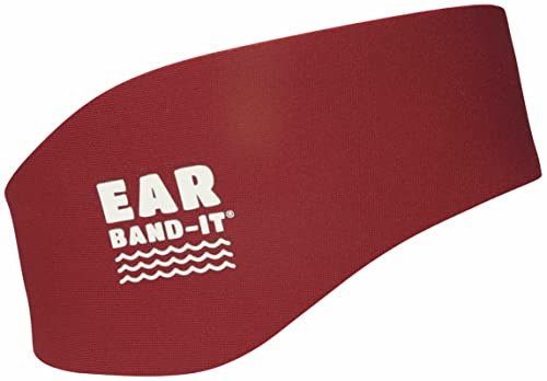 Ear Band-it Neopren-Stirnband (Rot, groß)