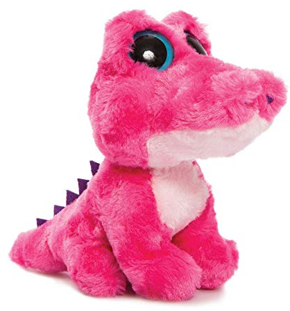 Aurora World 60211 - YooHoo and Friends Smilee Alligator, 12.5 cm, hot pink